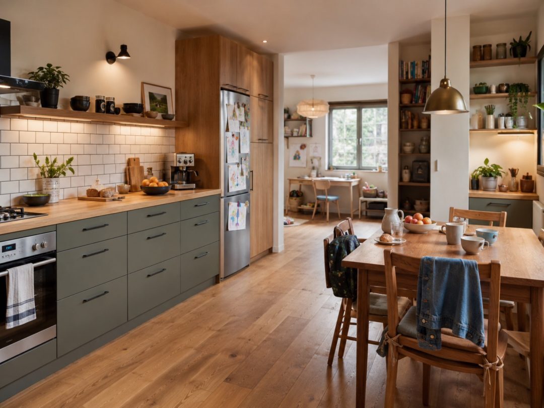 Familiekeuken zonder eiland