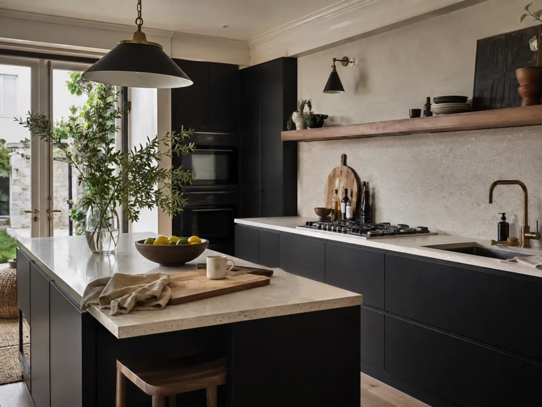 Mat zwarte keuken: voordelen en beperkingen