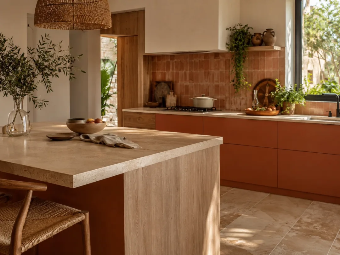 Terracotta in de keuken
