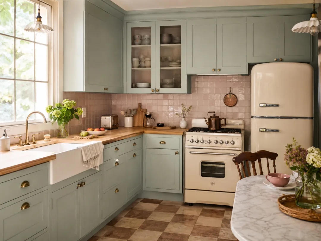 Een vintage keuken actualiseren