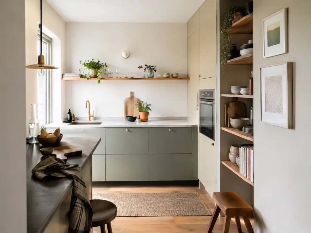 Kleine keuken zonder overbelasting